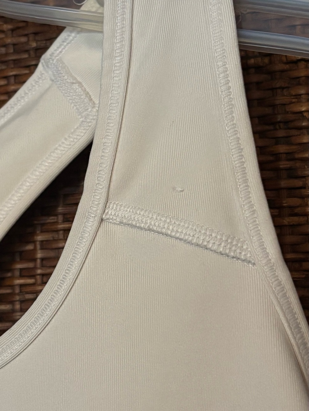 SET OF 2 | 2XL Nike Women’s White Dri-FIT Sports Bra - Supportive Racerback - Picture 8 of 9